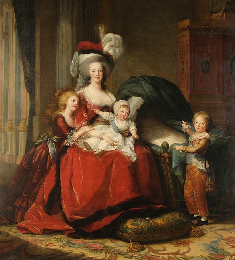 Marie antoinette and her family