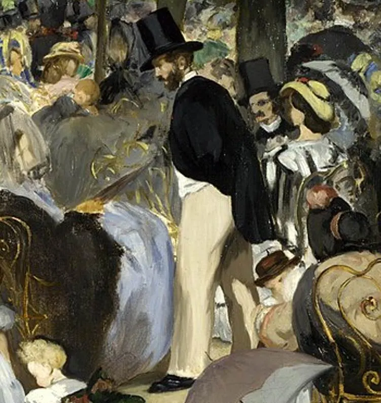 Music in the Tuileries Eugène Manet