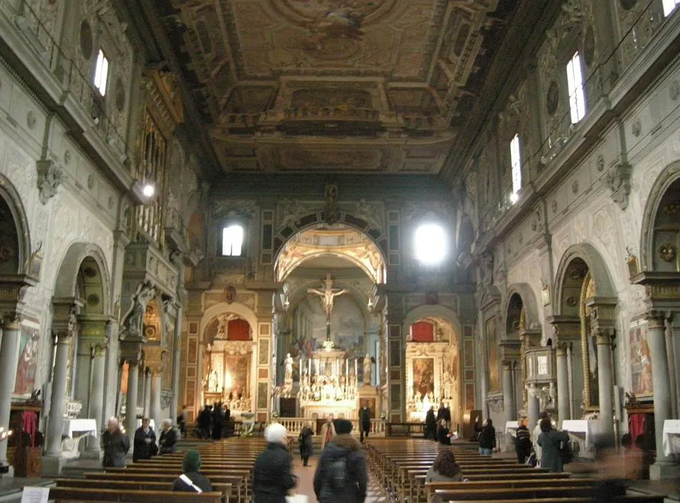 Ogissanti Church Florence interior