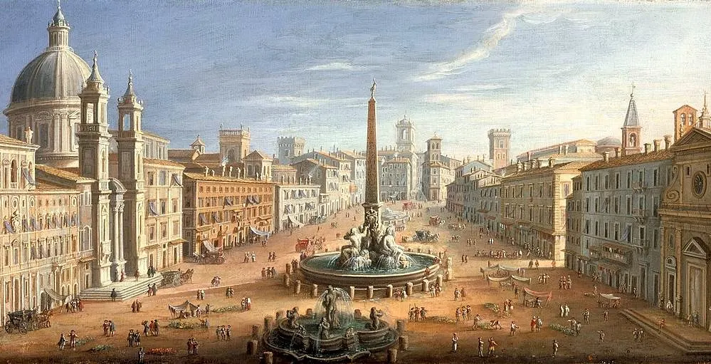 Piazza Navona in 1730
