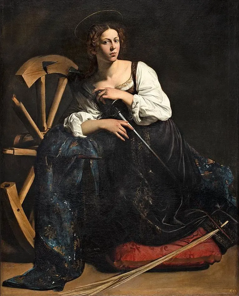 Saint Catherine of Alexandria by Caravaggio