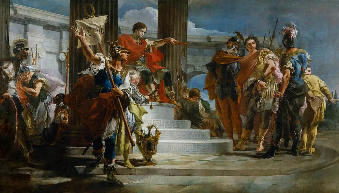 Scipio Africanus Freeing Massiva by Giovanni Battista Tiepolo