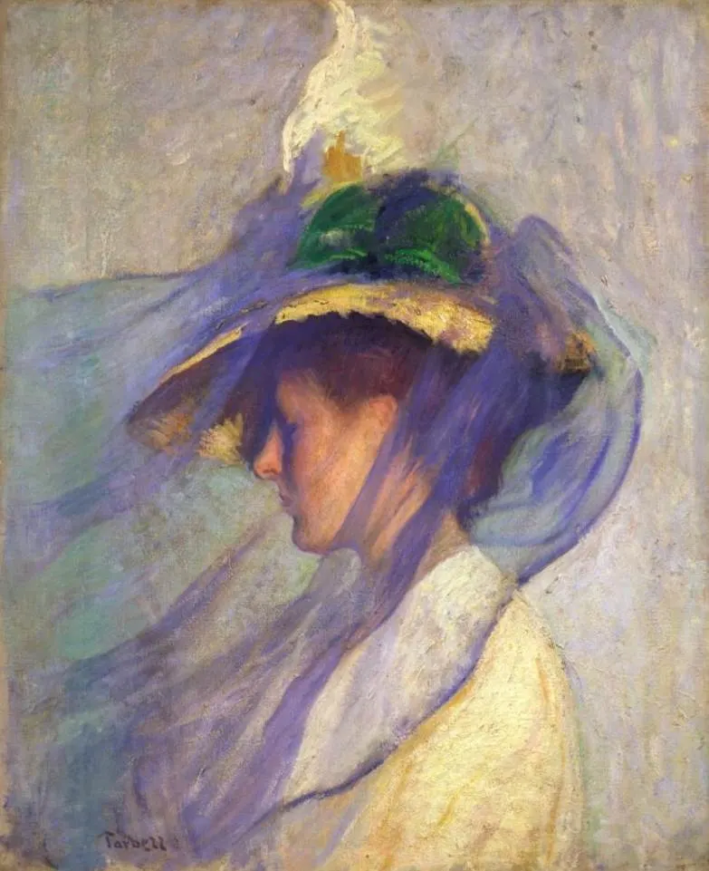 The Blue Veil by Edmund C. Tarbell