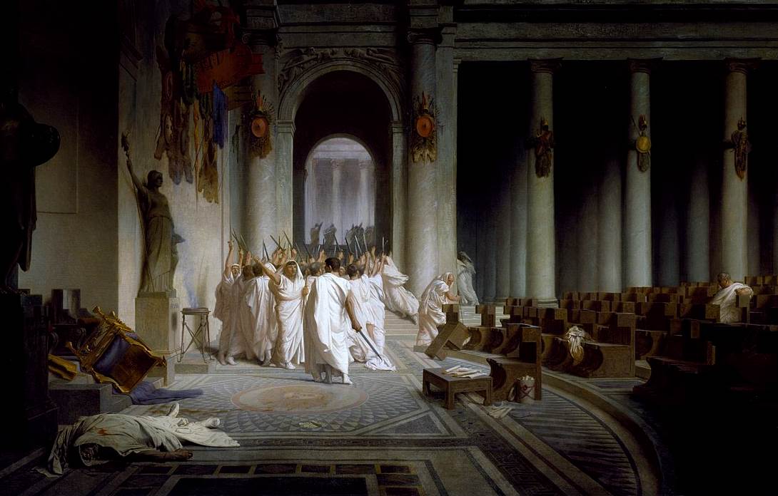 The Death of Caesar by Jean-Léon Gérôme