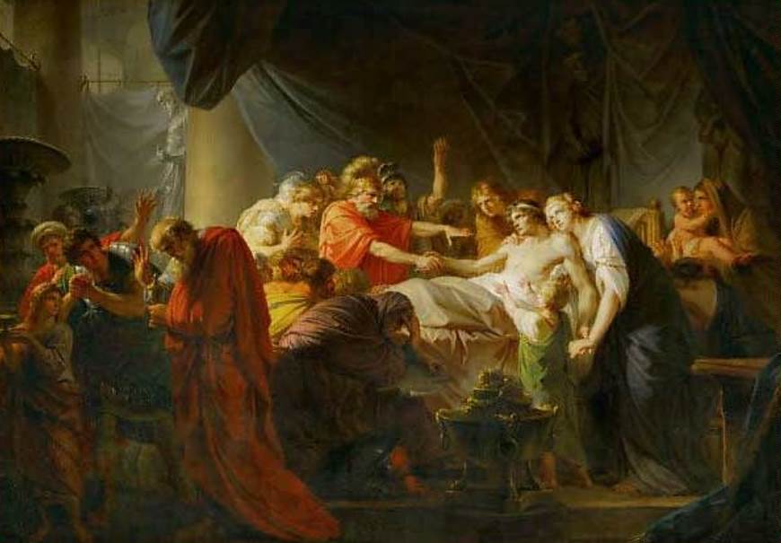 Heinrich Friedrich Füger - The Death of Germanicus