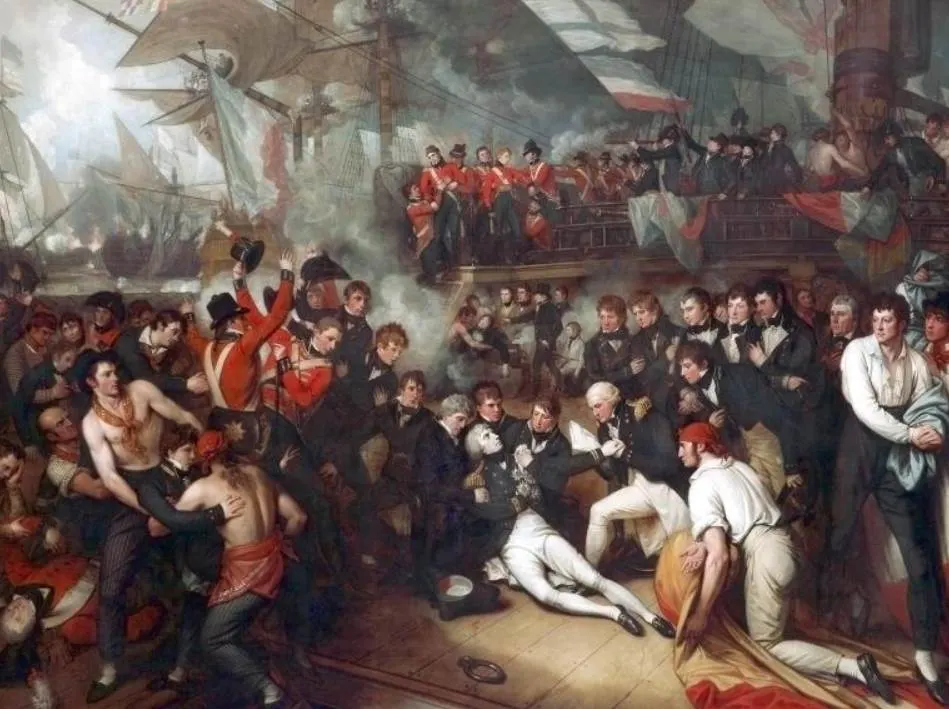 The Death of Nelson by Benjamin West Walker Art Gallery paintings