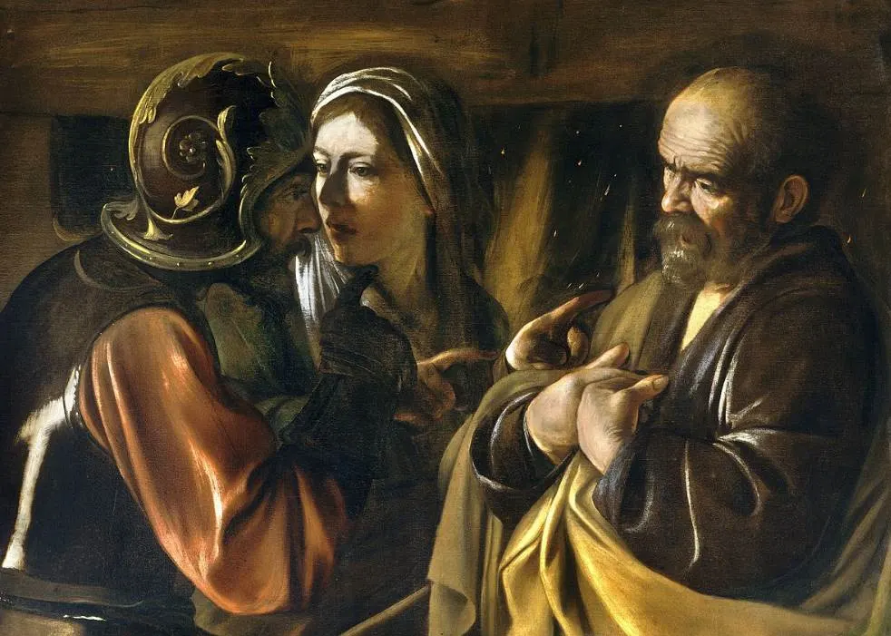 The Denial of Saint Peter by Caravaggio