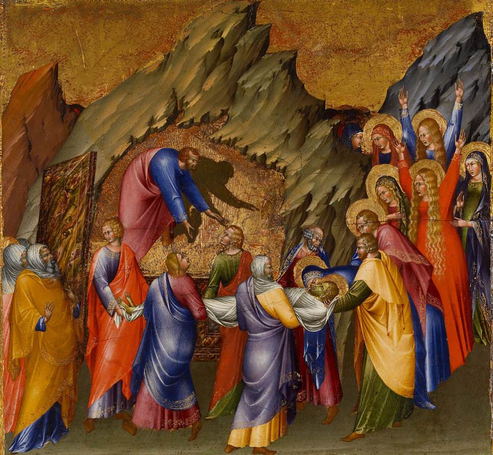 The Entombment by Giovanni di Paolo