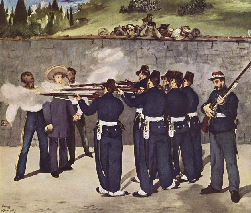 The Execution of Emperor Maximilian by Édouard Manet