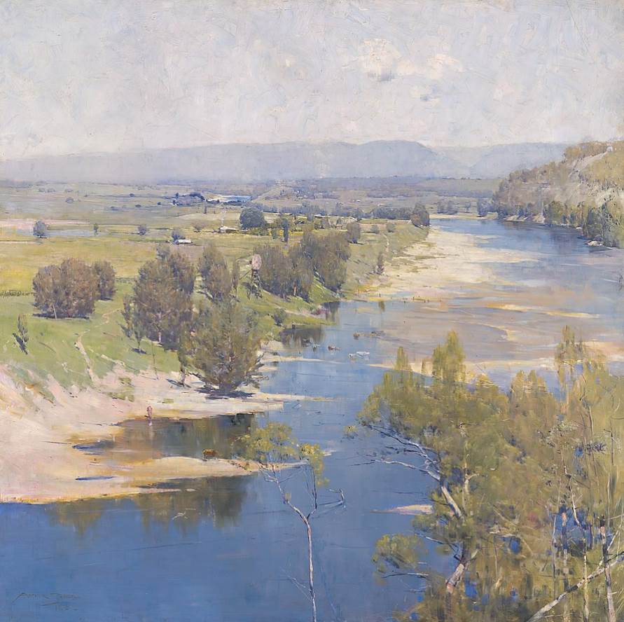 The Purple Noon's Transparent Might by Arthur Streeton
