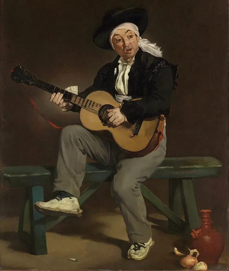 The Spanish Singer by Édouard Manet