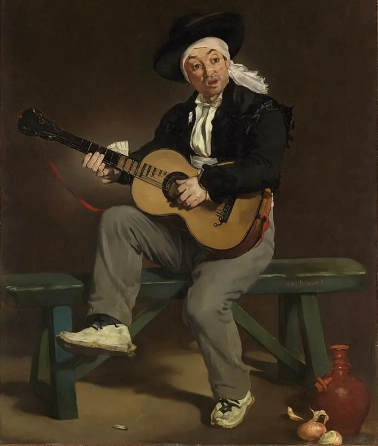 The Spanish Singer by Edouard Manet