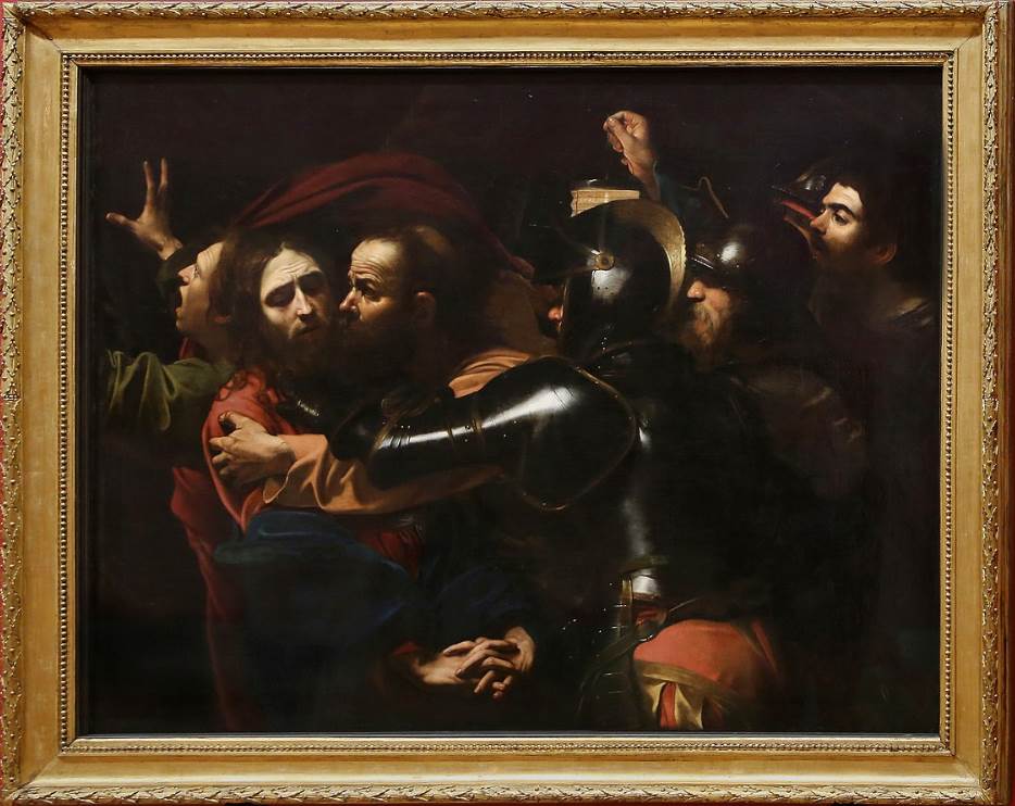 The Taking of Christ Caravaggio dimenisons
