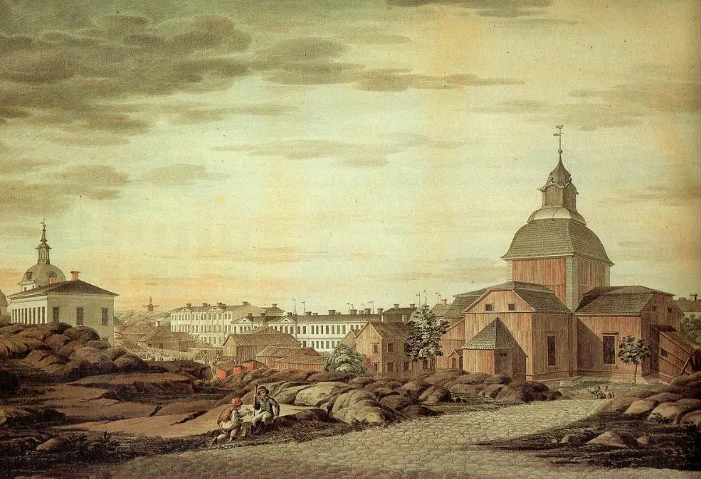Ulrika Eleonora church early 19th century