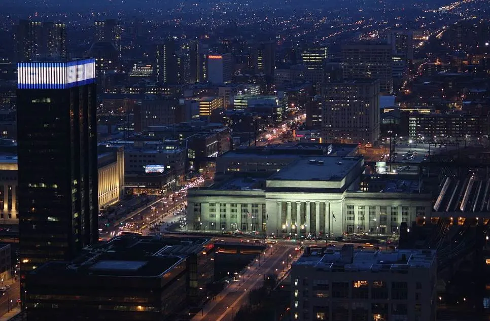 30th Street Station aerial view