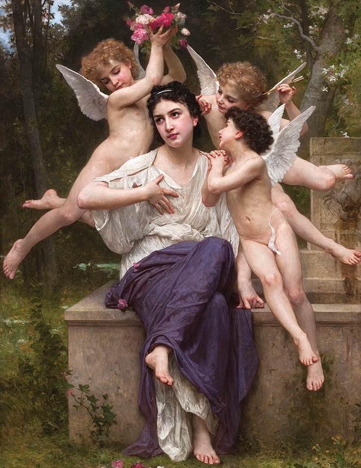 A Dream of Spring by Bougereau