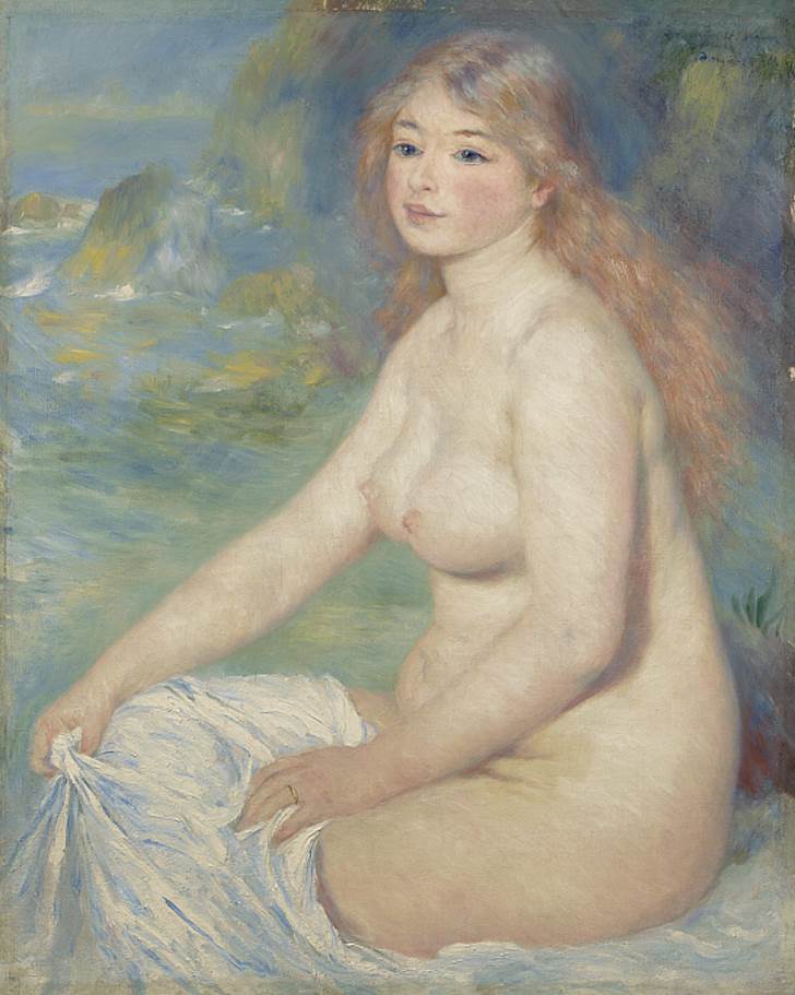 Blonde Bather by Pierre-Auguste Renoir