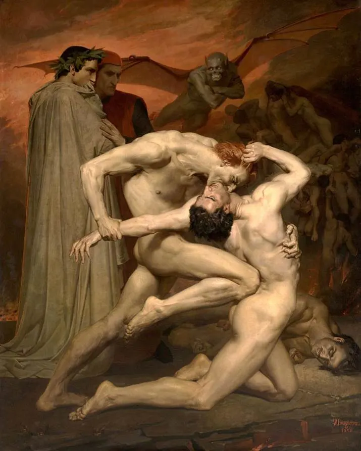 Dante and Virgil Bouguereau paintings