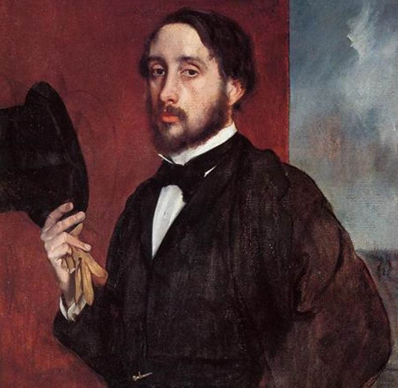 Edgard Degas self-portrait