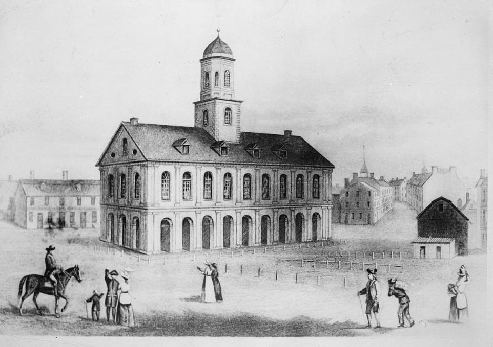 Faneuil Hall in 1789