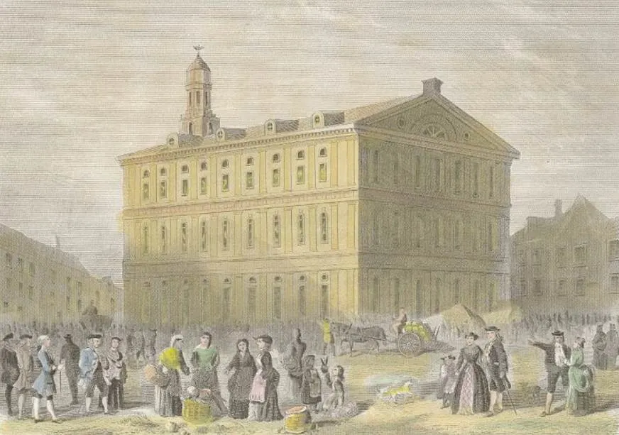 Faneuil Hall in 1830