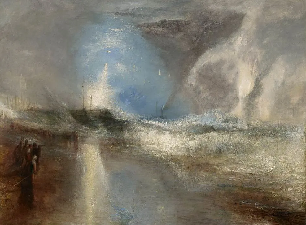 Flares in High Seas by J.M.W. Turner