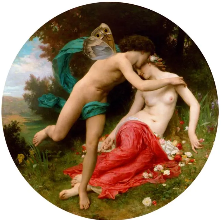 Flora and Zephyr by Bouguereau