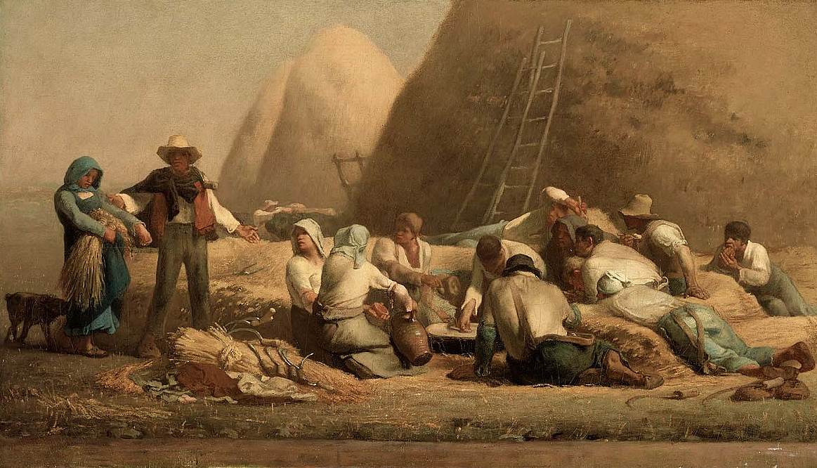 Harvesters Resting by Jean-François Millet