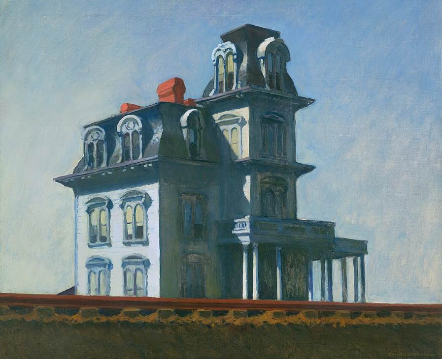 House by the Railroad Edward Hopper