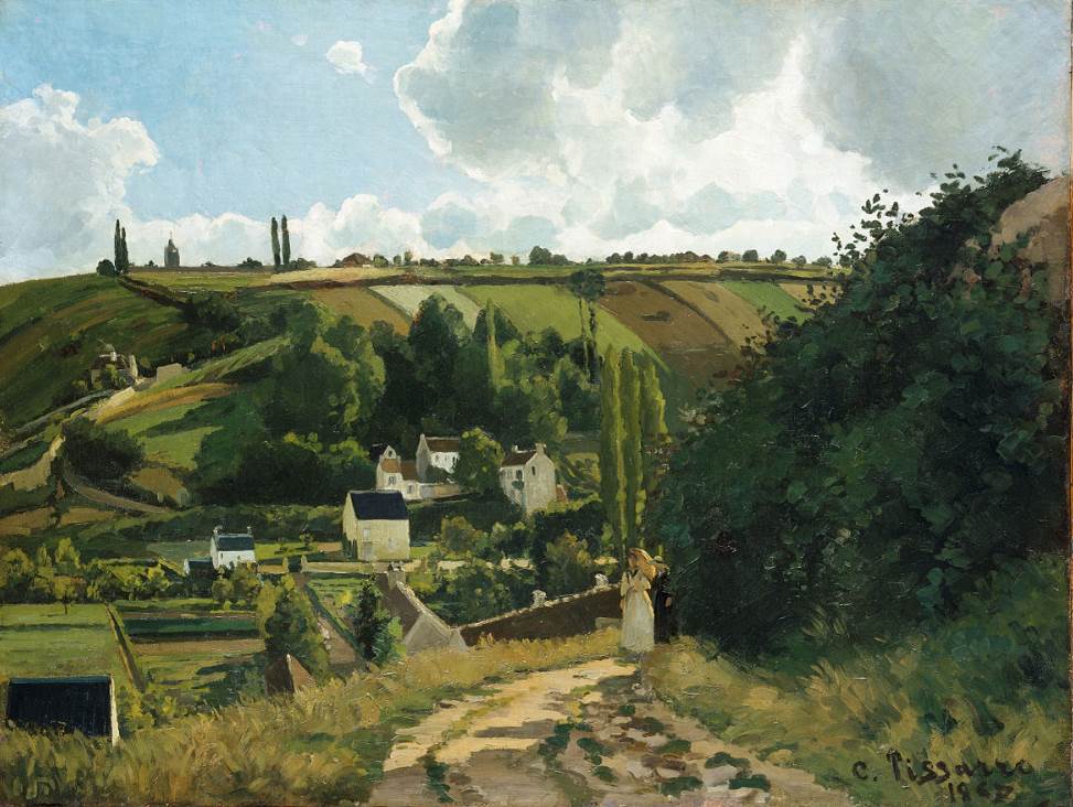 Jalais Hill Pontoise by Camille Pissarro
