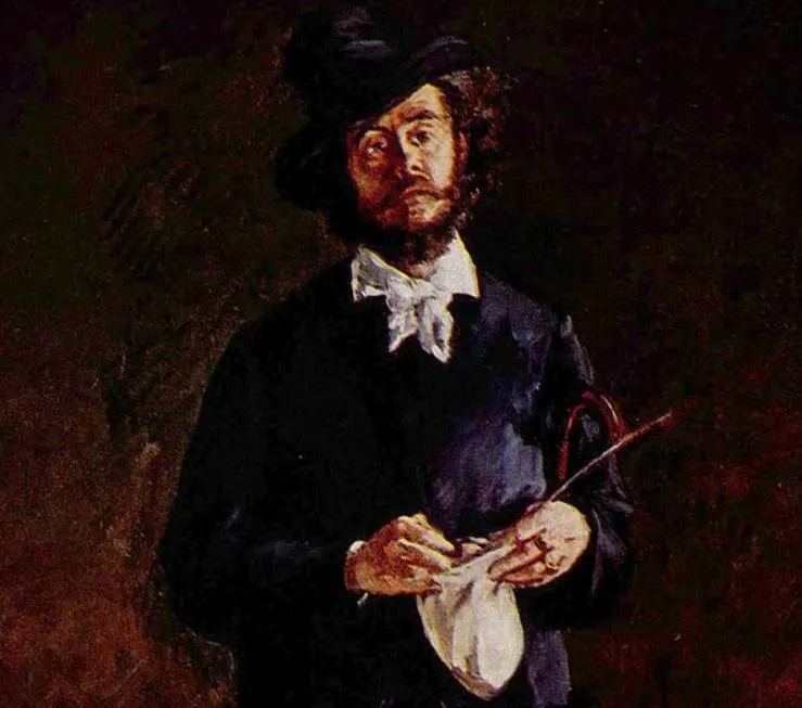 Marcellin Desboutin by Edouard Manet