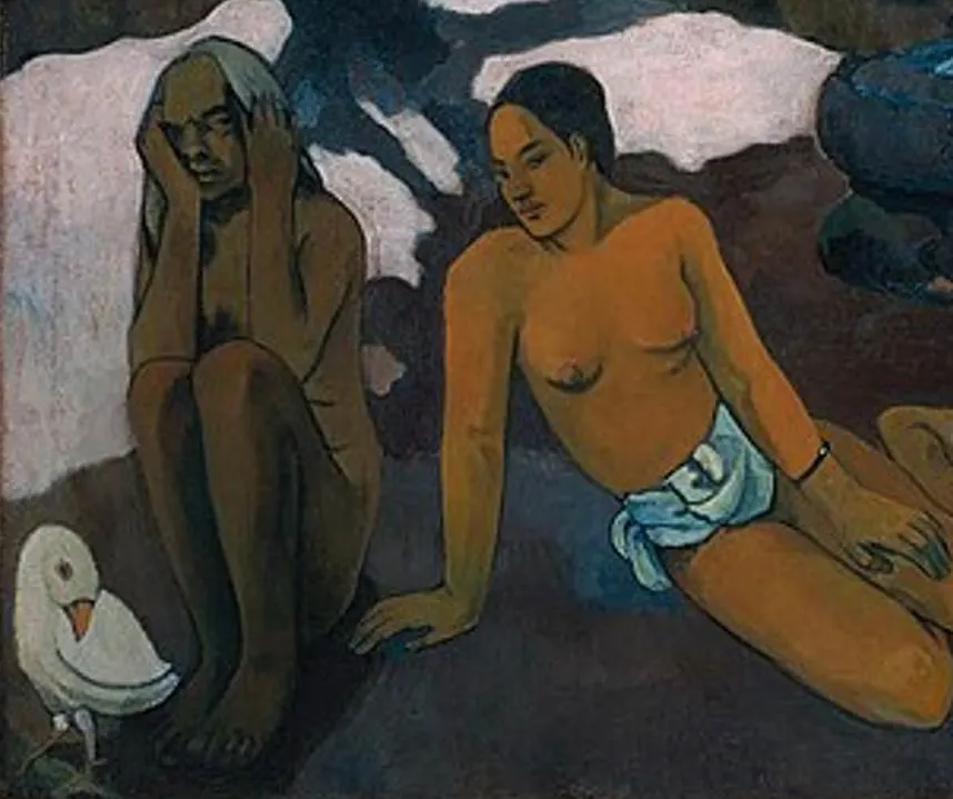 Paul Gauguin woman representing old age