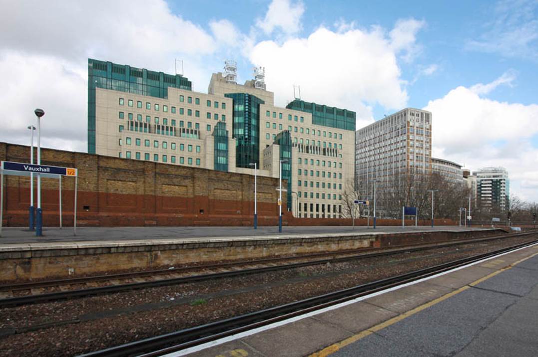SIS Building and Vauxhall train station