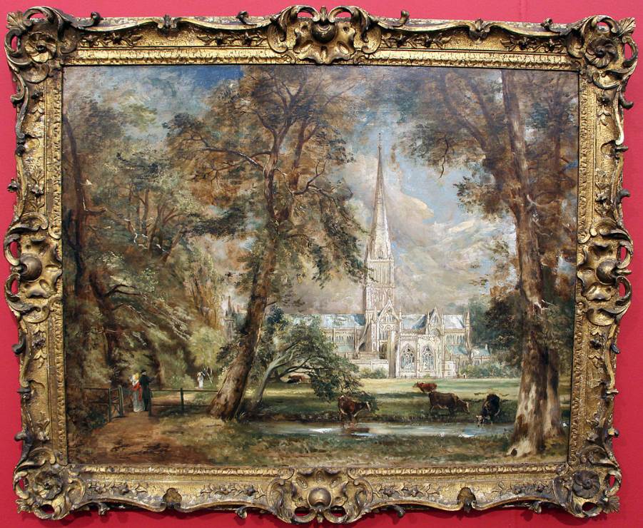 Salisbury Cathedral from the Bishop's Grounds by John Constabel Sao Paulo Museum of Art MASP