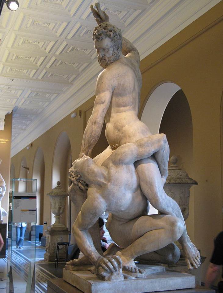 Samson Slaying a Philistine by Giambologna