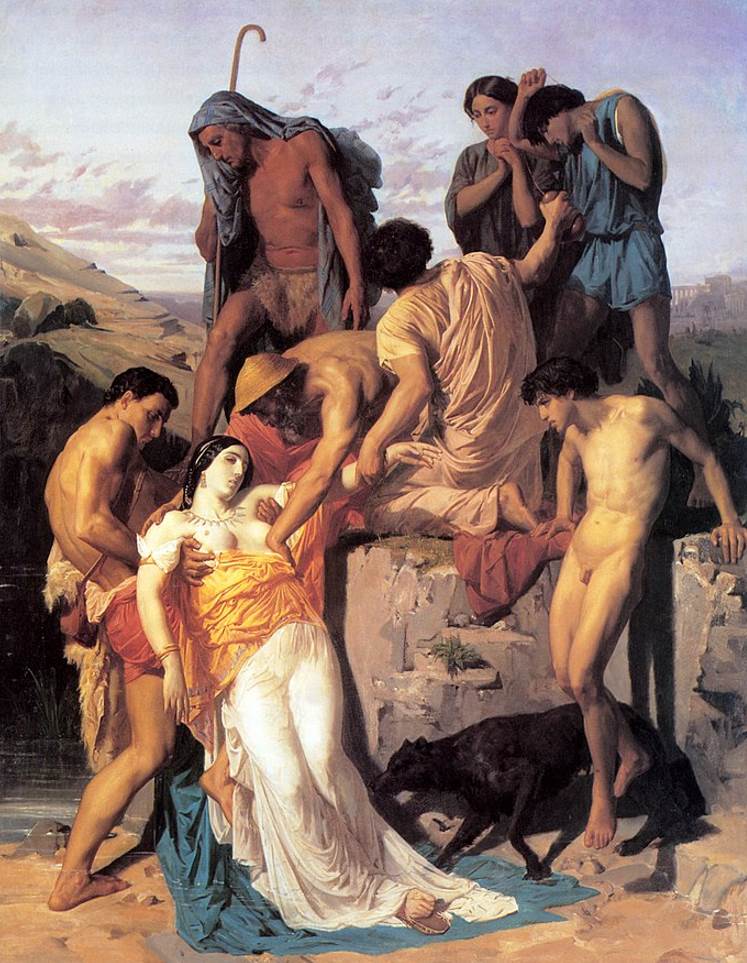 Shepherds Find Zenobia on the Banks of the Araxes by Bouguereau