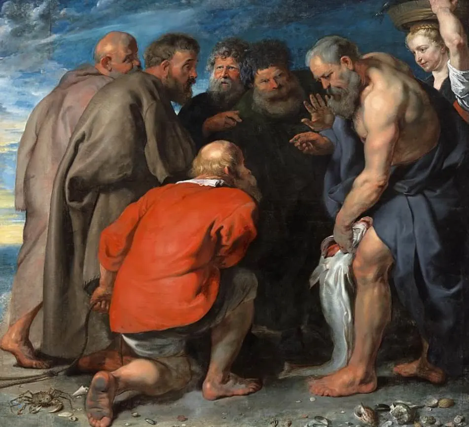 St Peter finding the Tribute Money by Peter Paul Rubens