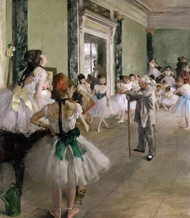 The Ballet Class by Edgar Degas