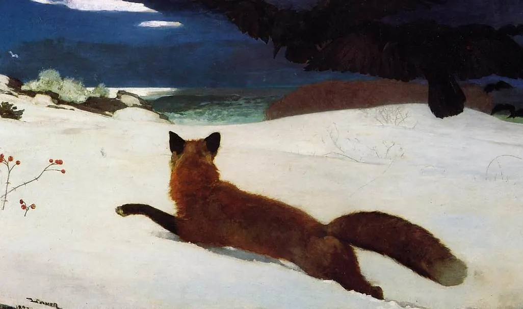 The Fox Hunt by Winslow Homer