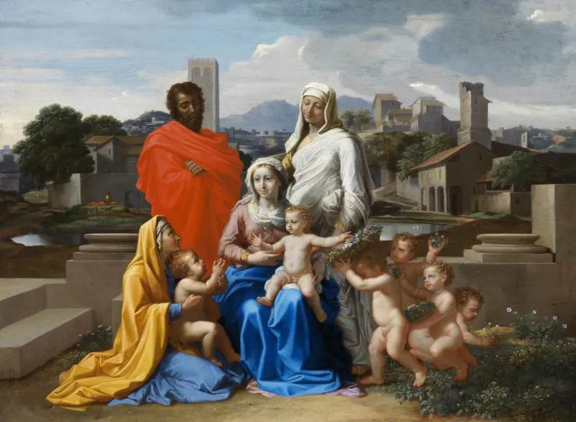 The Holy Family by Nicolas Poussin