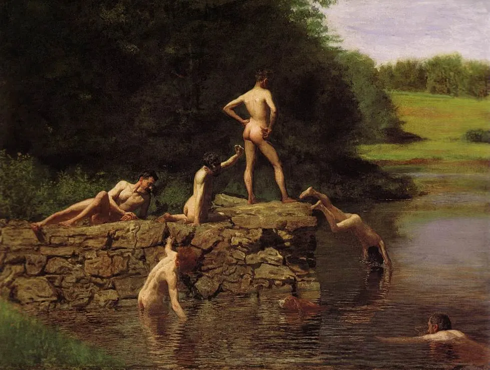 The Swimming Hole by Thomas Eakins