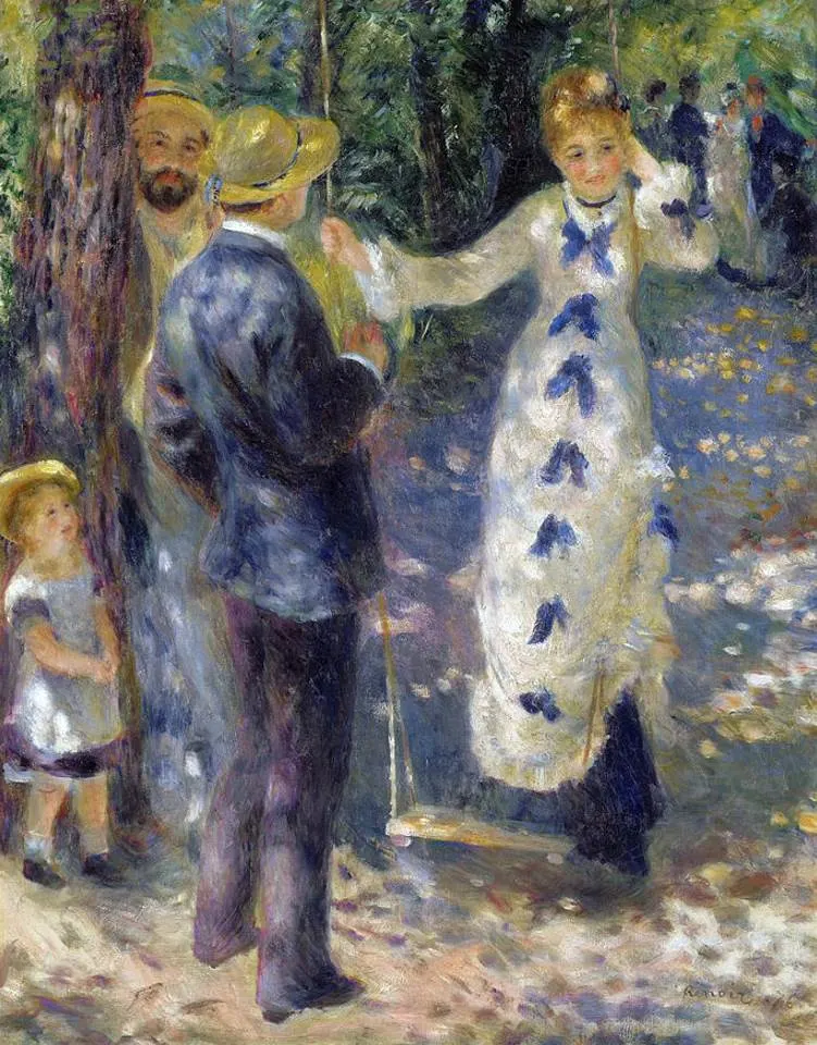 The Swing Pierre-Auguste Renoir paintings