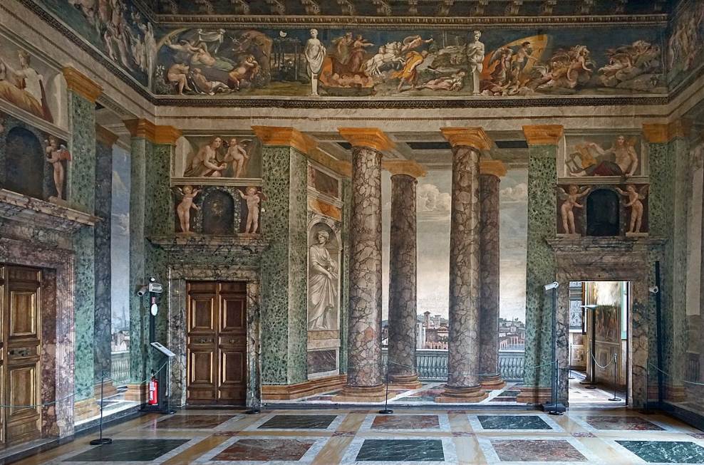 Villa Farneserina Trompe L'oeuil