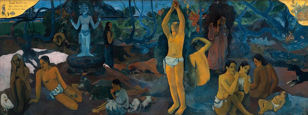 Where Do We Come From What Are We Where Are We Going by Paul Gauguin