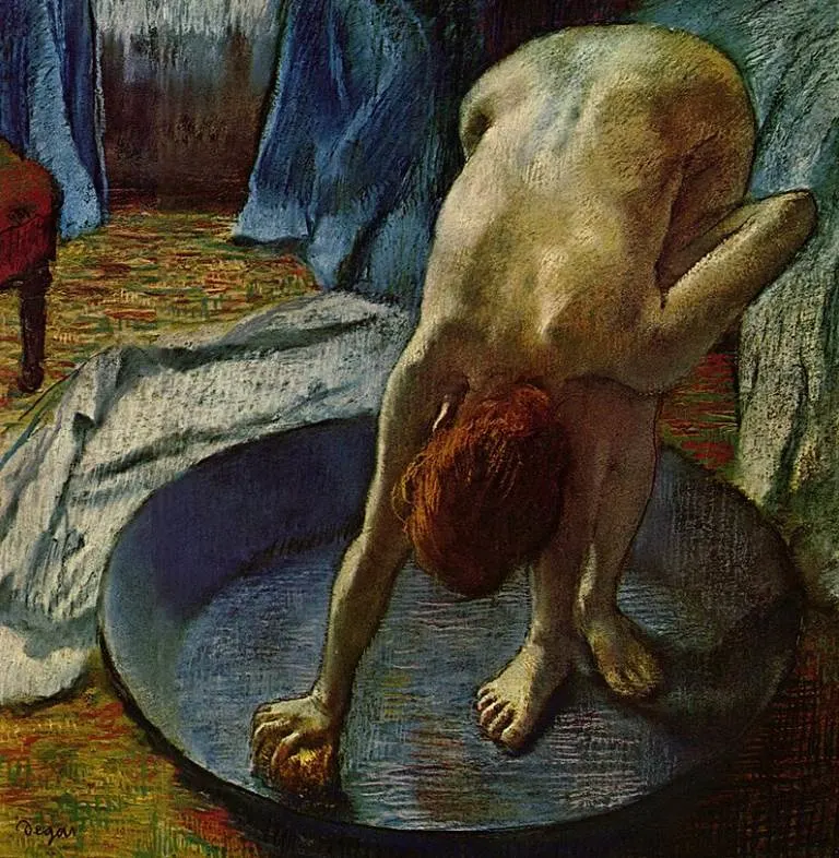 Woman in a Tub by Edgar Degas