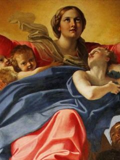 Assumption of the Virgin by Annibale Carracci Baroque paintinns