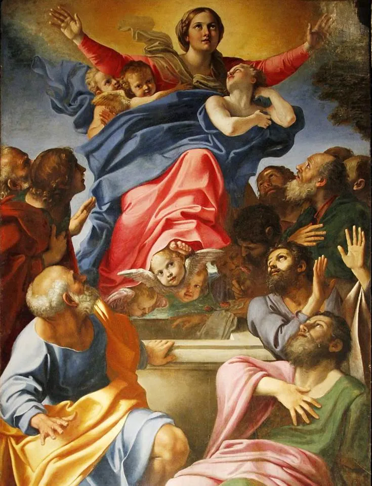 Assumption of the Virgin by Annibale Carracci
