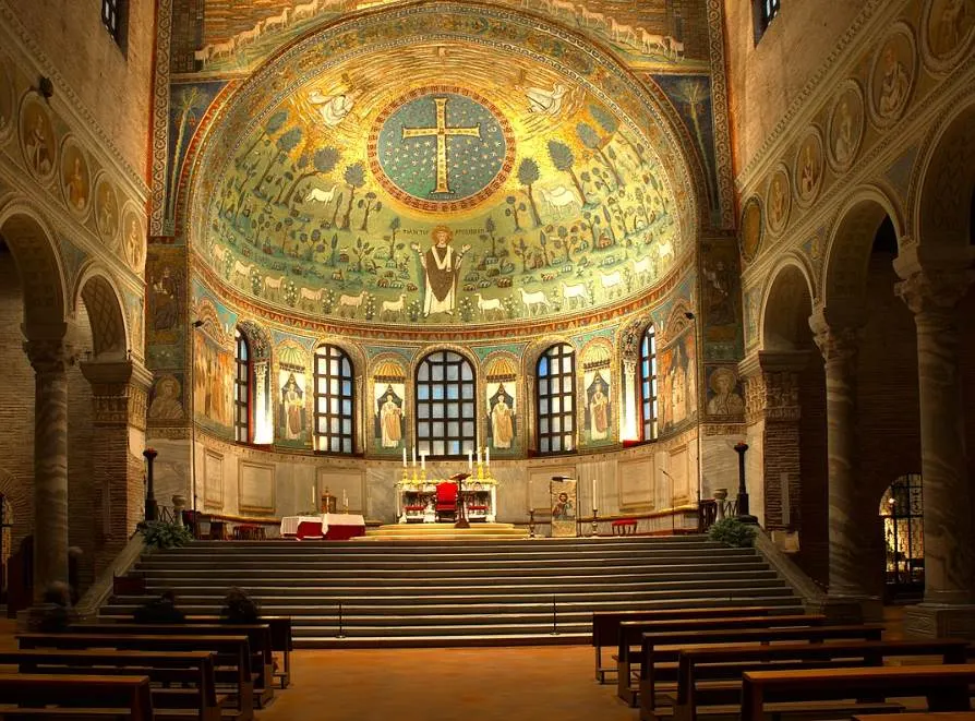 Basilica of SantApollinare in Classe mosaic