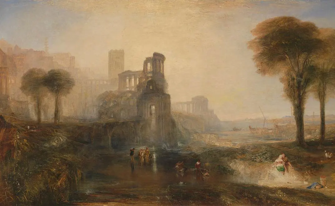 Caliguas Palace and Bridge by JMW Turner