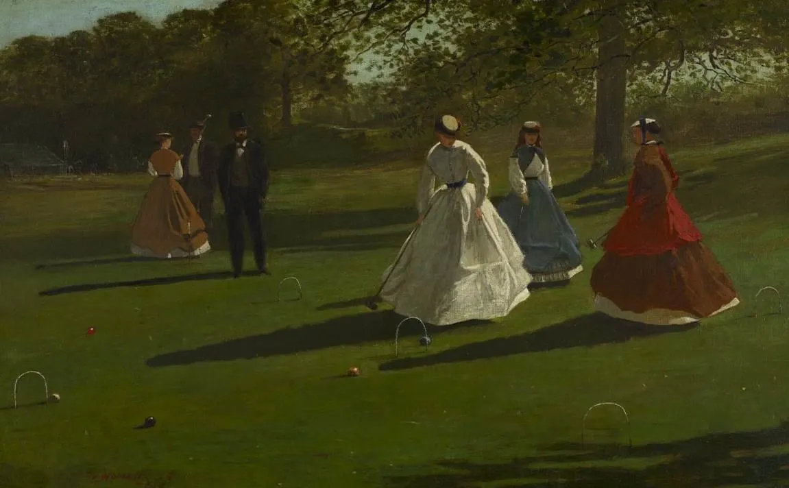 Croquet Players by Winslow Homer Buffalo AKG Art Museum